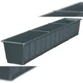 Produktbild: Geli Blumenkasten Standard Anthrazit 100 cm – Pflanzkasten Kunststoff