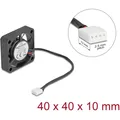Produktbild: Delock Axiallüfter 12 V DC, 40 x 40 x 10 mm schwarz (40 mm, 1x) (67293)