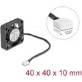 Produktbild: DELOCK 67293 - Axiallüfter 12 V DC, 40 x 40 x 10 mm schwarz