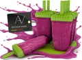 Produktbild: AVANA Eisform Eis am Stiel Formen 6 Stück Wassereis Eiscreme Halter Eislutscher, BPA-frei, Wiederverwendbar, Grün