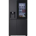 Produktbild: LG Side-by-Side 628 L InstaView® Eis-, Crushed Ice- und Wasserspender GSXE81EVBD - Schwarz