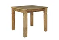 Produktbild: Wohnling Esstisch WL5.077 Esszimmertisch WL5.077 80 x 80 cm Massivholz Küchentisch Holz (80x80x76 cm Mango Massivholz Quadratisch Rustikal), Kleiner Esszimmertisch, Küchentisch Holztisch