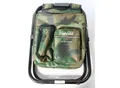 Produktbild: highfeld® Sitzrucksack Ansitzrucksack mit Hocker camouflage Campinghocker Angelhocker Falthocker
