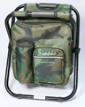 Produktbild: Highfeld Camping Stuhl Hocker mit Rucksack Camouflage
