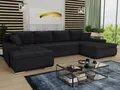 Produktbild: Sofnet Wohnlandschaft Faris U, mit Schlaffunktion und Bettkasten, Ecksofa, U-Form Couch, Schlafsofa mit Wellenfeder