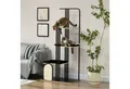 Produktbild: PawHut Kratzbaum mit 3 Plattformen, Katzenmöbel, mit Kissen, mit Kratzbrett, 48B x 85L x 170H cm
