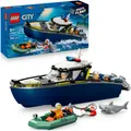 Produktbild: LEGO® Verfolgungsjagd im Polizeiboot (60456), LEGO City Konstruktionsspielsteine, (264 St), Made in Europe