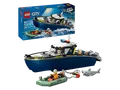 Produktbild: LEGO City 60456 Verfolgungsjagd im Polizeiboot Bausatz, Mehrfarbig
