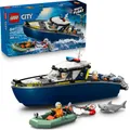 Produktbild: LEGO City 60456 Verfolgungsjagd im Polizeiboot