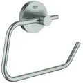 Produktbild: Grohe Essentials WC-Papierhalter 40689DC1 supersteel, ohne Deckel, verdeckte Befestigung