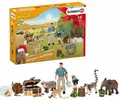 Produktbild: SCHLEICH Adventskalender Wild Life 7 Tiere und tolles Zubehör!