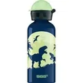 Produktbild: KBT Glow Moon Dinos 0,4 Liter, Trinkflasche blau
