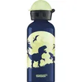 Produktbild: Glow Moon Dinos Kinder Trinkflasche 0.4 L schadstofffreie Kinderflasche mit a...