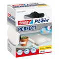 Produktbild: tesa extra Power Perfect Gewebeband - Gewebeverstärktes Ductape zum Basteln, Reparieren, Befestigen, Verstärken und Beschriften - Weiß - 2,75 m x 38 mm