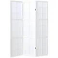 Produktbild: Homestyle4u Paravent, Weiß, Holz, 132x175x2 cm, Wohnzimmer, Raumteiler & Paravents, Paravents