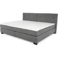 Produktbild: Jockenhöfer Family Boxspringbett 140x200 cm Dunkelgrau - Grau