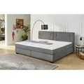 Produktbild: Jockenhöfer Family Boxspringbett 140x200 cm Dunkelgrau - Schwarz