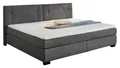 Produktbild: Boxspringbett Doppelbett Dunkelgrau Mikrofaser TTFK-Matratze Topper 240 x 200 cm