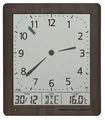 Produktbild: AMS -Funk-Wanduhr 24cm- 5893 Moderne Wanduhr mit Funkwerk, Funkuhr, batteriebetr