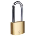 Produktbild: Yale - Y110B/50/166/1/B Standardsicherheit 50mm Messing Vorhängeschloss - langer gehärteter Stahlbügel - 3 Schlüssel