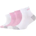 Produktbild: Skechers Socken 4er-Pack Mädchen Mesh-Belüftung Viertelsocken Rosa 31-34