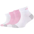 Produktbild: Skechers 4PPK Girls Mesh Ventilation Quarter Socks SK42042-1001, Girl socks, Pink, 31-34 EU