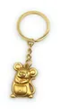Produktbild: Ratte Beutel süß gold Schlüsselanhänger Anhänger