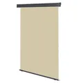 Produktbild: Senkrechtmarkise für Balkon 140x140 cm - Beige Seitenmarkise ausziehbar Windschutz Balkonmarkise schnelltrocknend, reißfest und windbeständig Vertikalmarkise Sonnenschutz Rollo Beschattung
