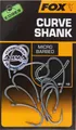 Produktbild: Fox Edges Armapoint Curve Shank Hooks - 10 Karpfenhaken, Größe:8B - ohne Widerhaken