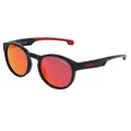 Produktbild: Carrera CARDUC 012/S Herren-Sonnenbrille Vollrand Rund Kunststoff-Gestell, schwarz