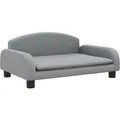 Produktbild: vidaXL Kindersofa Hellgrau 70x45x30 cm Stoff 3196358