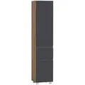 Produktbild: Held Hochschrank, Grau, Eiche Wotan, Holzwerkstoff, 4 Fächer, 1 Schublade(n) Schubladen, 40x180x35 cm, Made in Germany, stehend, hängend, Badezimmer, Badezimmerschränke, Hochschränke