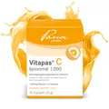 Produktbild: Vitapas C liposomal 1.000: Nahrungsergänzungsmittel, mit Vitamin C – laktosefrei, glutenfrei, vegan – 90 Kapseln