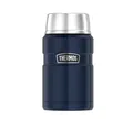 Produktbild: Thermos Stainless King Thermobehälter für Essen blau 0,70l - Edelstahl, absolut dicht, hält Speisen 14h heiß & 24h kalt, BPA-frei