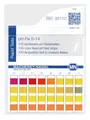 Produktbild: Indikatorstäbchen pH-Fix, pH 0 - 14 (100 Teststäbchen 6 x 85 mm) 92110