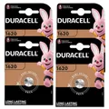 Produktbild: 4 x Duracell Lithium-Knopfzelle CR1620 3V 60mAh