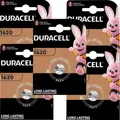 Produktbild: 5 x Duracell Lithium-Knopfzelle CR1620 3V 60mAh