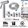 Produktbild: BMK Edelstahl Bidet Handbrause Set: Hygienedusche mit 1,2m Schlauch und Ventilen