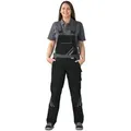 Produktbild: Planam Highline Damen Latzhose schwarz/schiefer/zink 38