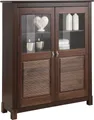 Produktbild: Home affaire Highboard Rauna, Vitrine, Breite 111,6 cm, aus massiver Kiefer