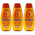 Produktbild: Schauma Shampoo Superfruit & Glanz 3 x 400ml für normales Haar - vegan