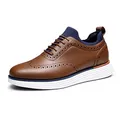 Produktbild: Bruno Marc Herren Anzugschuhe MaxFlex Suit Craft lässige Schnürschuhe Business Sport Schuhe Moderne Klassische,Size 44,Braun E,SBOX2326M-E