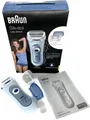 Produktbild: Braun LS 5160 Ladyshaver Silk-epil blau Rasierer Gebraucht R170