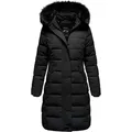 Produktbild: REPUBLIX Winterjacke TALIA Damen Gefütterte Dicke Winter Jacke Mantel Parka mit Kapuze schwarz L