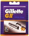 Produktbild: Gillette GII Klingen, 10 Stück, neu und OVP