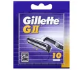 Produktbild: Gillette GII G 2 Rasierklingen  Doppelklinge 10er Pack Neu und OVP