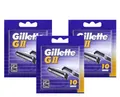 Produktbild: Gillette GII G 2 Rasierklingen  Doppelklinge 3x10er Pack Neu und OVP