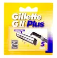 Produktbild: 5x Gillette GII G 2 Plus Rasierklingen  Doppelklinge 5er Pack Neu und OVP