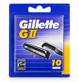 Produktbild: Gillette GII G2 Rasierklingen 10 Stück Doppelklingen Original OVP