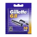 Produktbild: Gillette GII G 2 Ersatzklingen - 10er Pack I Doppelklingen in OVP - NEU